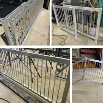 Garde en aluminium pour garage résidentiel sur mesure