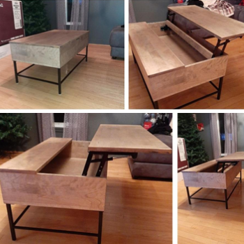 Table de salon sur mesure