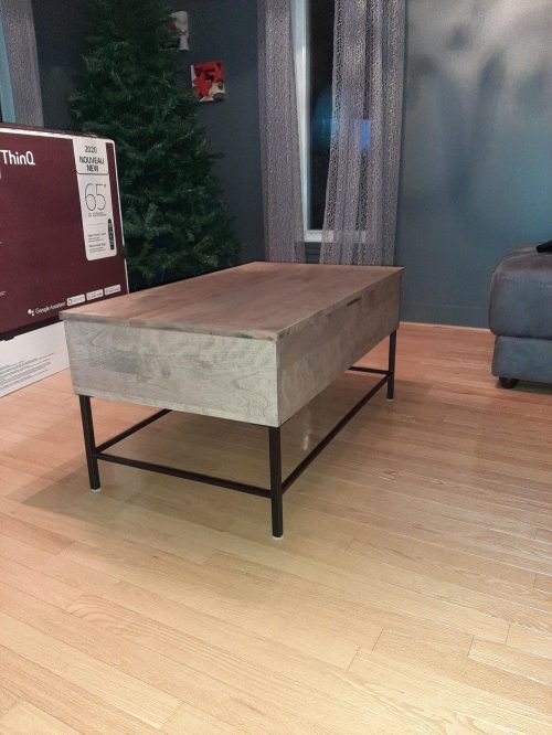 Pattes en X et table de salon sur mesure (1/6)